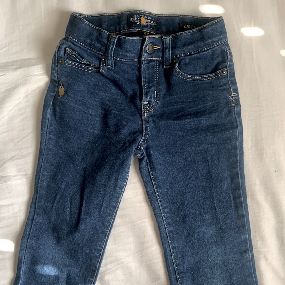 Lucky Brand Blue Zoe “Jegging” Medium-Dark Wash